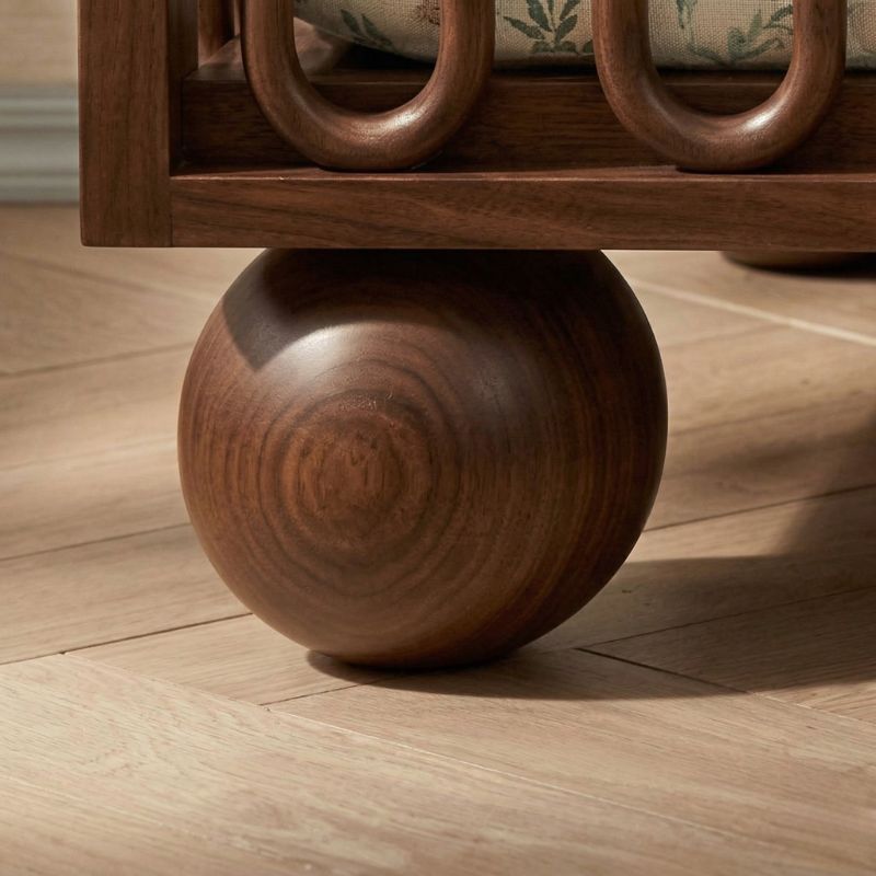Wooden ball feet