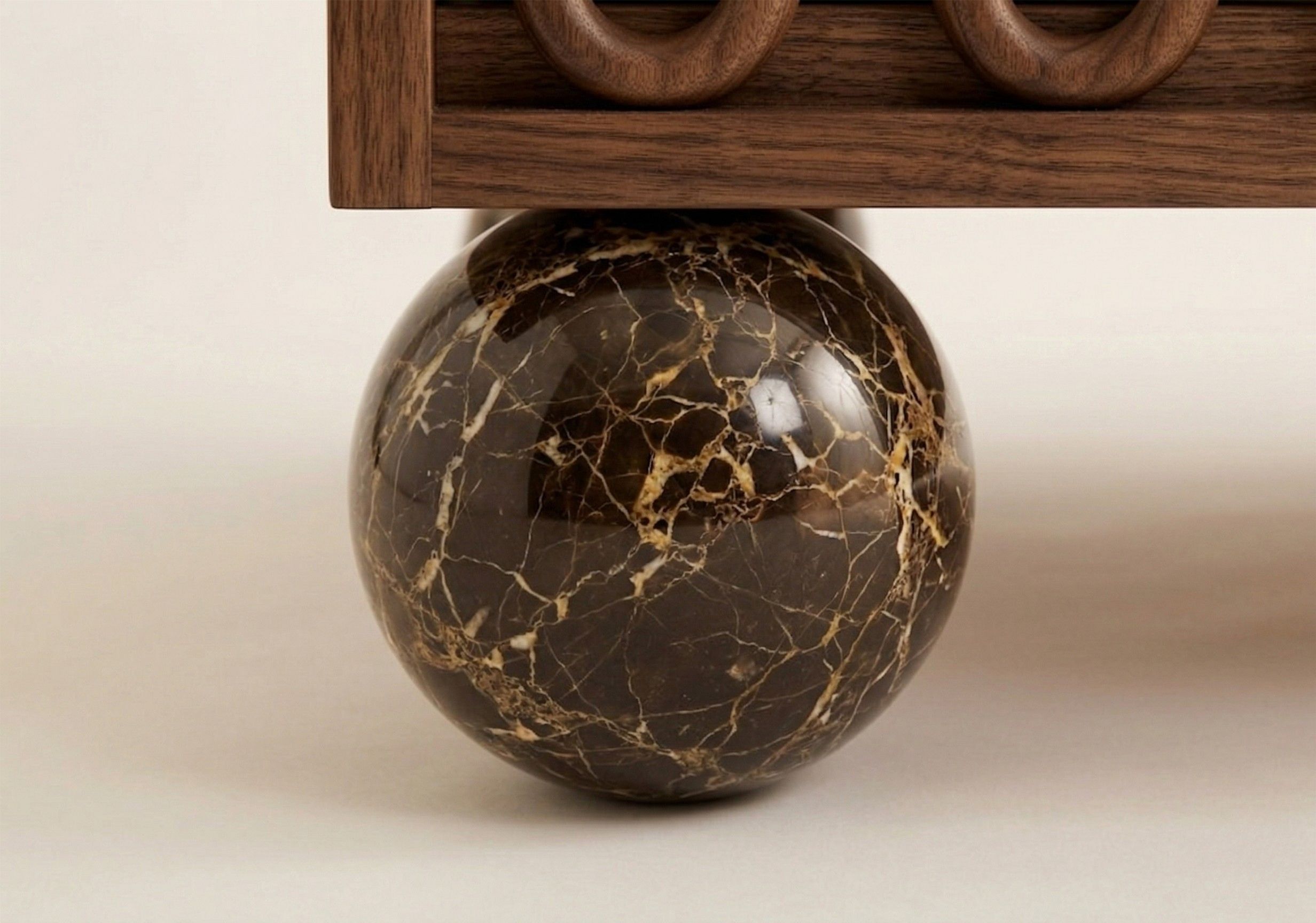 Emperador marble stone legs